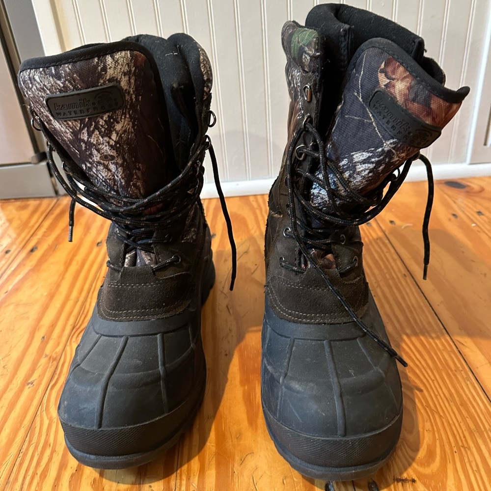 Kamik Thinsulate camo waterproof boots